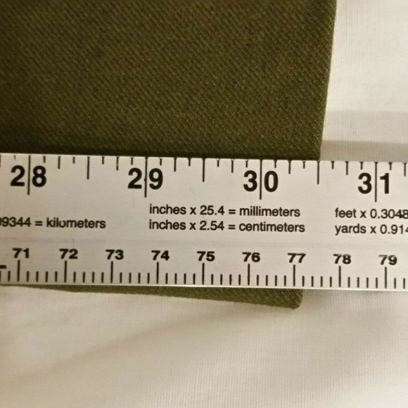 NEW OLD STOCK KOREAN WAR szSMALL/REGULAR OG 108 WOOL OD FIELD TROUSERS JJ 988 - Picture 9 of 12